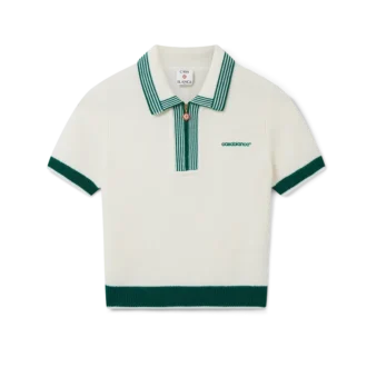 Örgü Tenis Polo Yaka Tişört