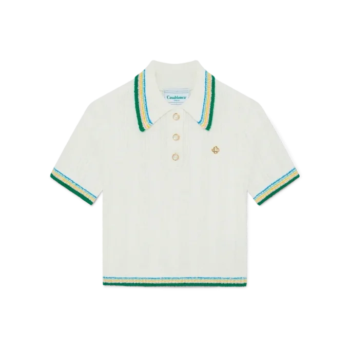 Ribana Boucle Polo Yaka Tişört Ribana Boucle Polo Yaka Tişört