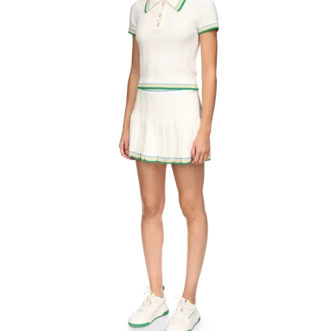 Ribana Boucle Polo Yaka Tişört Ribana Boucle Polo Yaka Tişört