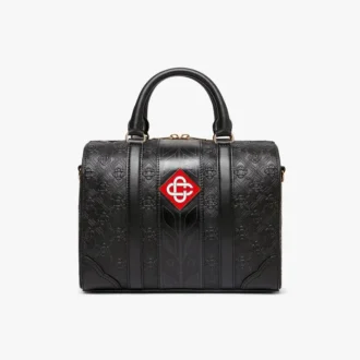 Siyah Mini Monogram Hafta Sonu Çantası