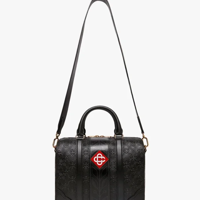 Siyah Mini Monogram Hafta Sonu Çantası Siyah Mini Monogram Hafta Sonu Çantası