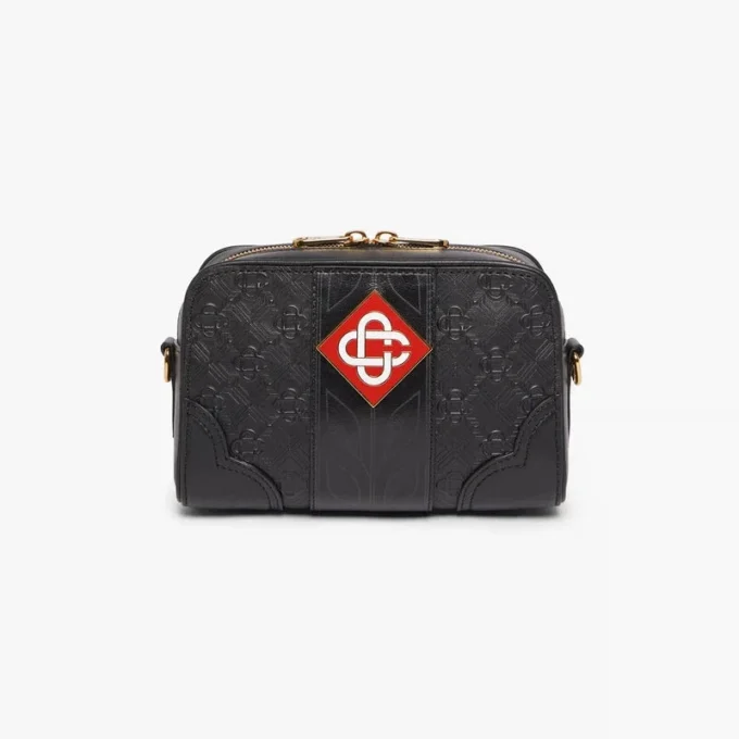 Siyah Monogram Çapraz Askılı Çanta