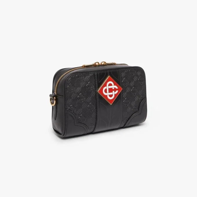 Siyah Monogram Çapraz Askılı Çanta