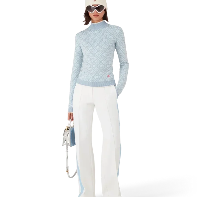 Ski Monogram Yüksek Yakalı Üst Ski Monogram Yüksek Yakalı Üst
