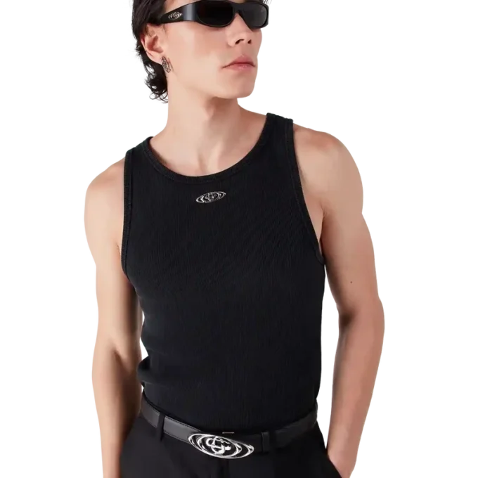 Soluk Renkli Nervürlü Tank Top Soluk Renkli Nervürlü Tank Top