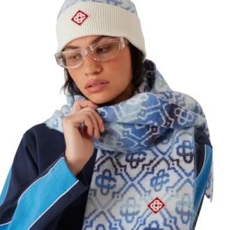 Space Dye Monogram Eşarp