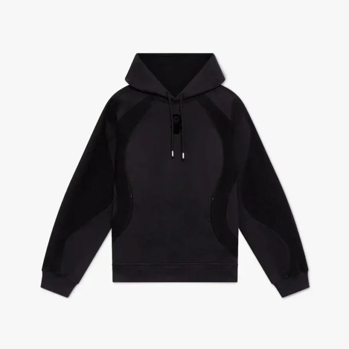 Squash Logo Flok Baskılı Kapüşonlu Sweatshirt Squash Logo Flok Baskılı Kapüşonlu Sweatshirt