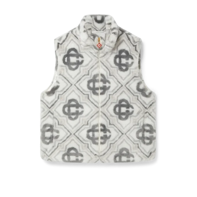 Suni Kürk Monogram Yelek Suni Kürk Monogram Yelek