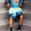Surf Lotus Kısa Kollu İpek Gömlek Şortlar Surf Lotus Kısa Kollu İpek Gömlek Şortlar