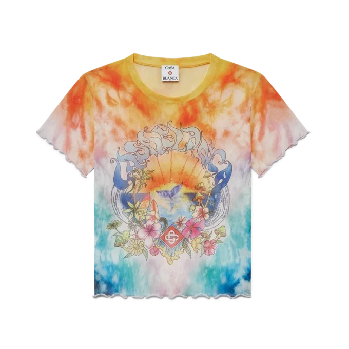 Surf Trip Tie Dye Mesh Tişört Surf Trip Tie Dye Mesh Tişört