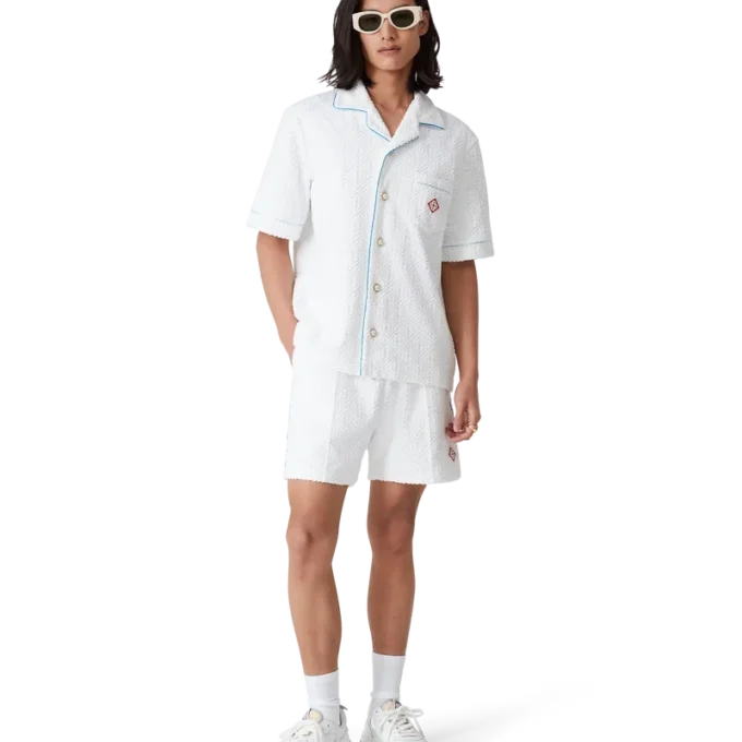 Tenis Çizgili Havlu Şortlar Tenis Çizgili Havlu Şortlar