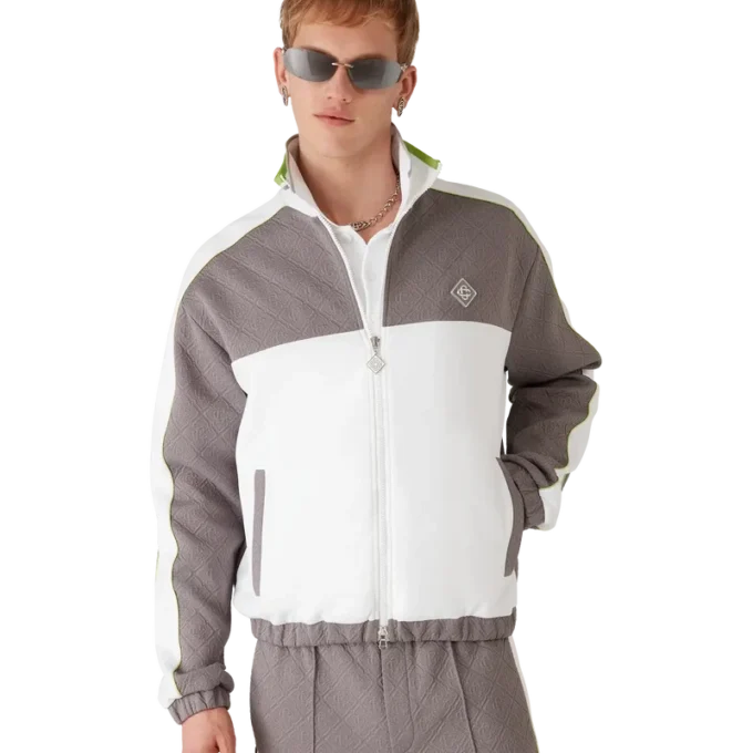 Tenis Jakarlı Eşofman Ceketi Tenis Jakarlı Eşofman Ceketi
