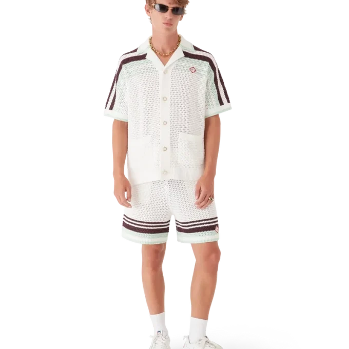 Tenis Pamuklu Kroşe Şortlar Tenis Pamuklu Kroşe Şortlar