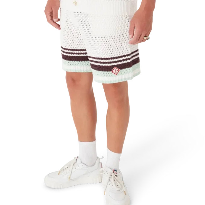 Tenis Pamuklu Kroşe Şortlar Tenis Pamuklu Kroşe Şortlar