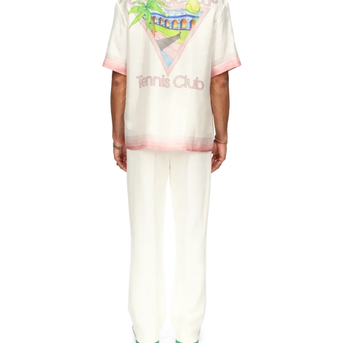 Tennis Club Icon Kısa Kollu İpek Şort