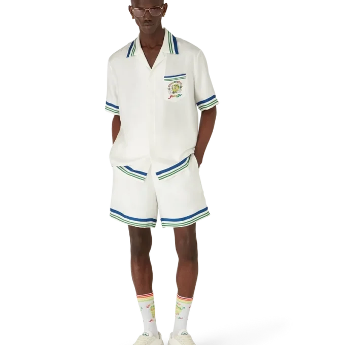 Tennis Club Icon İpek Twill Şortlar
