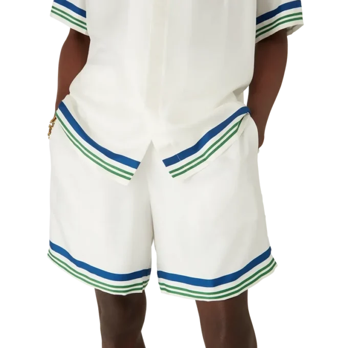 Tennis Club Icon İpek Twill Şortlar