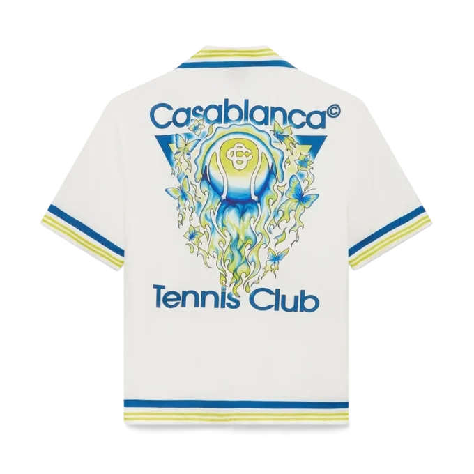 Tennis Club Kısa Kollu İpek Gömlek Tennis Club Kısa Kollu İpek Gömlek