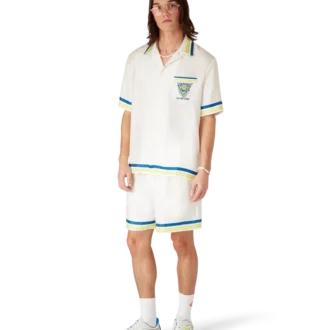 Tennis Club Kısa Kollu İpek Gömlek