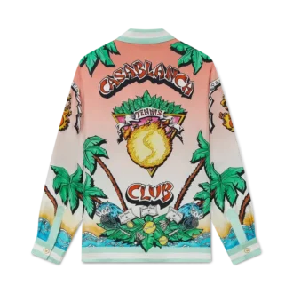 Tennis Club Uzun Kollu İpek Gömlek