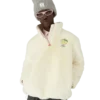 Tennis Mascot Çeyrek Fermuarlı Suni Kürk Ceket