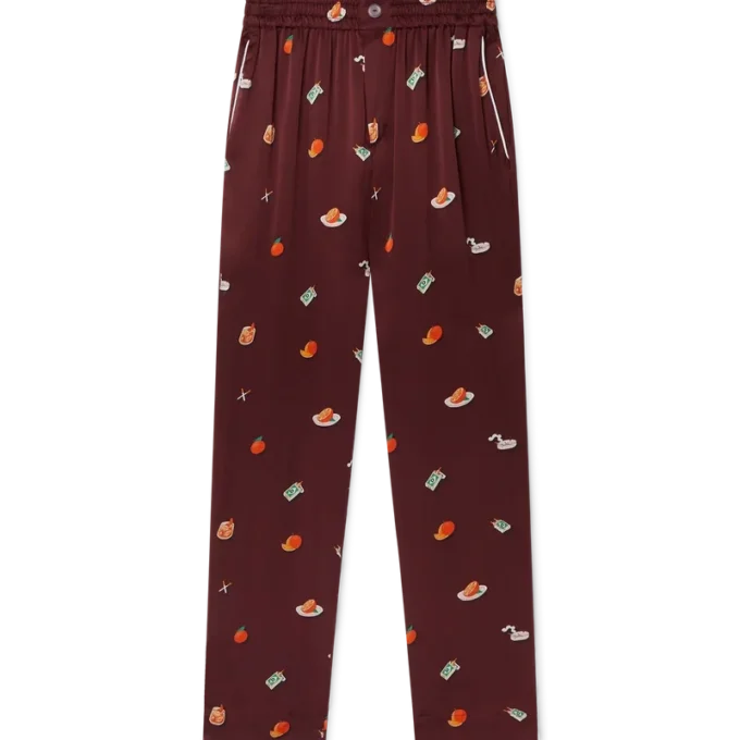 Vices İpek Saten Pijama Pantolonları