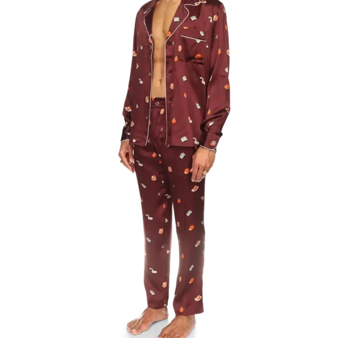 Vices İpek Saten Pijama Pantolonları