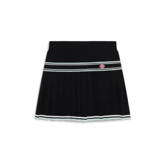 Viskon Pileli Mini Etek