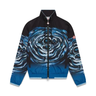 Warped Logo Ripple Rüzgarlık Ceket