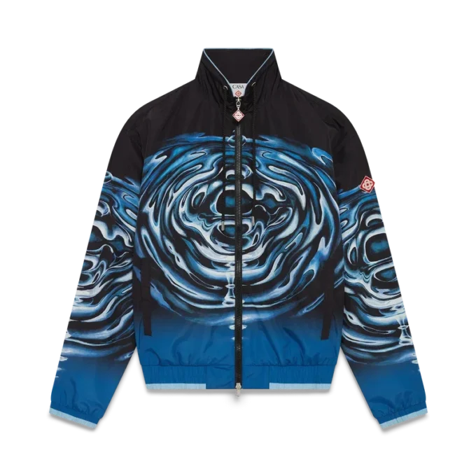 Warped Logo Ripple Rüzgarlık Ceket