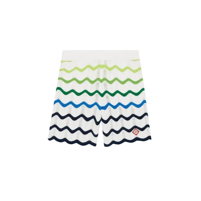 Wave Örgü Şortlar
