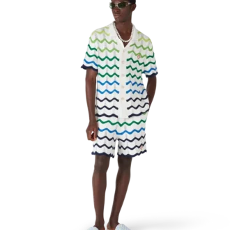 Wave Örgü Şortlar