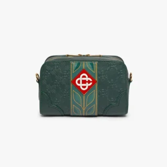 Yeşil Monogram Çapraz Askılı Çanta